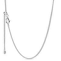 Pandora 398283 Ketting Curb Chain zilver 60 cm verstelbaar