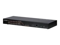 ATEN 2-console 16-poorts multi-interface (DisplayPort, HDMI, DVI, VGA) Cat 5 KVM-switch