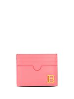 Balmain porte-cartes B-Buzz en cuir - Rose