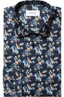 ETON Contemporary Fit Overhemd Marine, Bloemen