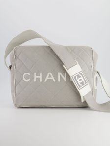 CHANEL Pre-Owned sac à bandoulière Sports Line - Gris