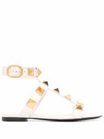 Valentino Garavani sandales Roman Stud en cuir - Blanc