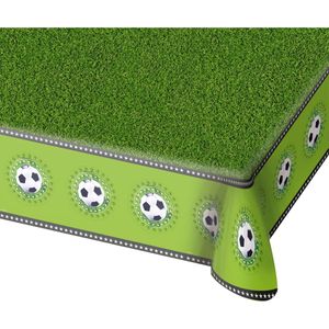 Voetbalveld tafelkleed 130 x 180 cm   -