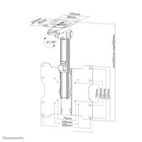 Neomounts FPMA-C020BLACK monitor plafondsteun bevestiging - thumbnail