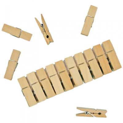 Glückskäfer miniwasknijpers hout 5 cm 10 stuks