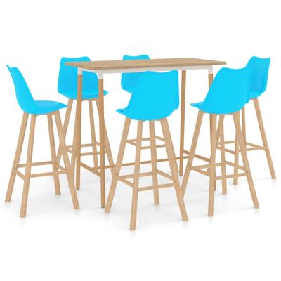 vidaXL 7-delige Barset blauw vidaXL 7-delige Barset blauw
