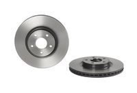 Remschijf COATED DISC LINE BREMBO, Remschijftype: Binnen geventileerd, u.a. für Volvo