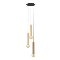 Nowodvorski 3-lichts hanglamp Baton goud 7855 - thumbnail