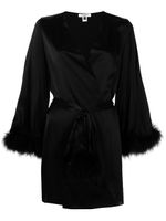 Gilda & Pearl robe de chambre Kitty - Noir