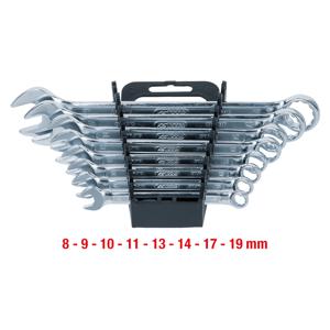 KS Tools 517.0048 KS TOOLS Ratel-ringsleutelset Sleutelbreedte (metrisch) (alleen voor ADT) 8 - 19 mm