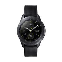 Samsung Galaxy Watch, ronde Bluetooth smartwatch voor Android, draaibare lunette, fitnesstracker, 42 mm, duurzame batterij, zwart (Duitse versie)