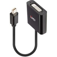 Lindy 41736 tussenstuk voor kabels Mini DisplayPort DVI-D Zwart