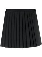 Maje high-waist pleated skort - Noir