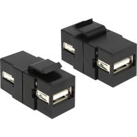 DeLOCK DeLOCK Keystone module USB 2.0 A female > USB 2.0 A femal - thumbnail