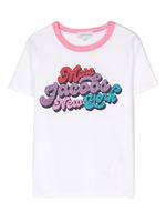 Marc Jacobs Kids t-shirt à logo pailleté - Blanc - thumbnail