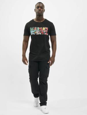 Merchcode / t-shirt Marvel Logo Character in zwart Merchcode / t-shirt Marvel Logo Character in zwart