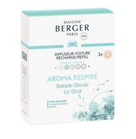 Maison Berger Autoparfum Navulling Icy Stroll - 2 Stuks