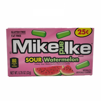 Mike & Ike Mike & Ike - Sour Watermelon 22 Gram - thumbnail