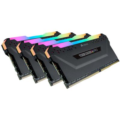 Corsair 32 GB DDR4-3200 Quad-Kit CMW32GX4M4Z3200C16, Vengeance RGB PRO, XMP, AMD Ryzen Optimized Corsair 32 GB DDR4-3200 Quad-Kit CMW32GX4M4Z3200C16, Vengeance RGB PRO, XMP, AMD Ryzen Optimized