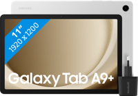 Samsung Galaxy Tab A9 Plus 11 inch 64GB Wifi Zilver + BlueBuilt Oplader