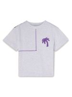 Palm Angels Kids t-shirt à logo imprimé - Violet - thumbnail