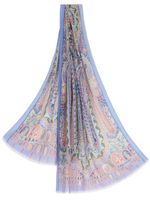 ETRO foulard à imprimé cachemire - Bleu