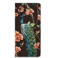 OPPO A98 5G Hoesje maken Pauw met Bloemen