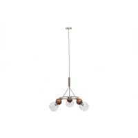 BePureHome Babble Hanglamp 3 Bollen - Glas - Bruin - 60x90x90