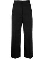 Acne Studios pantalon court à coupe droite - Noir