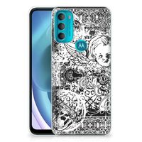 Silicone Back Case Motorola Moto G71 5G Skulls Angel