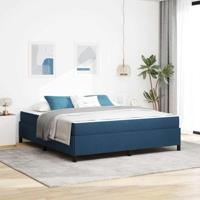 vidaXL Boxspring bed Lichtgrijs, Zwart 180 x 200 cm