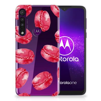 Motorola One Macro Siliconen Case Pink Macarons Motorola One Macro Siliconen Case Pink Macarons