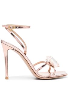 Gianvito Rossi sandales à ornements en cristal 110 mm - Rose