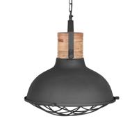 LABEL51 Hanglamp Grid - Antiek grijs - Metaal