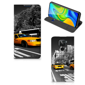 Xiaomi Redmi Note 9 Book Cover New York Taxi