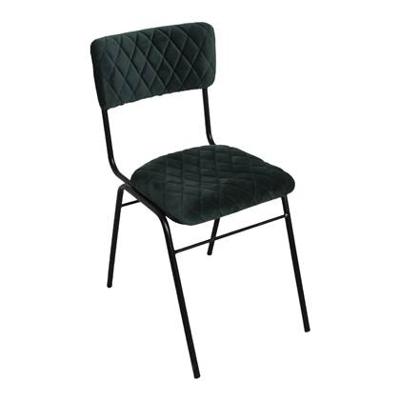 Raw Materials Eetkamerstoel set van 2 - Donkergroen