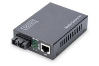 Digitus DN-82121-1 netwerk media converter 1000 Mbit/s 1310 nm Single-mode Zwart - thumbnail