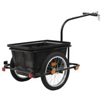 vidaXL Fietskar 50 L zwart