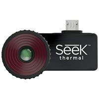 Seek Thermal CompactPRO FF Voordelig warmtebeeldsysteem met micro USB-aansluiting en waterdichte beschermhoes voor Android-smartphones - Zwart