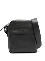 Orciani mini Micron leather messenger bag - Noir - thumbnail