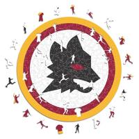 Iconic Puzzles, Roma Lupetto, officiële houten puzzel voor volwassenen en kinderen, 100% duurzaam hout, maat M, 250 stuks