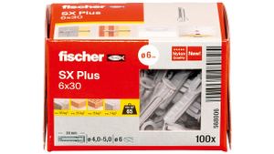 Fischer 568006 schroefanker & muurplug 100 stuk(s) Wiganker 30 mm