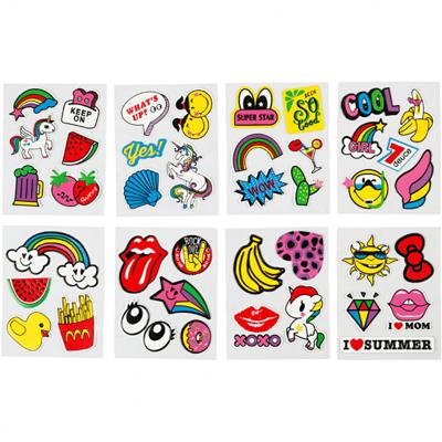Creotime stickerset zachte stickers kleurrijk 8 vellen S Creotime stickerset zachte stickers kleurrijk 8 vellen S