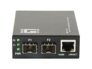 LevelOne GVT-2011 netwerk media converter 1000 Mbit/s Grijs