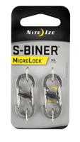 NITE Ize NI-LSBM-11-2R3 Karabijn MicroLock S-Biner 2 35 mm x 15 mm x 7 mm 2 stuk(s)