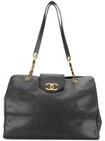 CHANEL Pre-Owned sac porté épaule Super Model - Noir - thumbnail