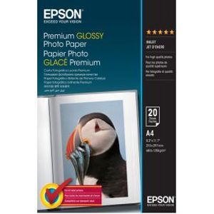 Epson Premium Glossy Photo Paper, DIN A4, 255g/m², 20 Vel