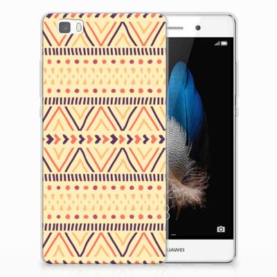Huawei Ascend P8 Lite TPU bumper Aztec Yellow