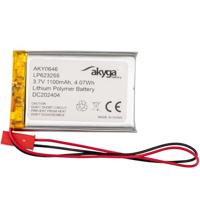 3,7 V 1100 mAh batterij batterij LP623255 lithium-polymeer AKYGA AKY0646 Li-Po batterij PCM JST 2-polige aansluiting 2,54 15 cm