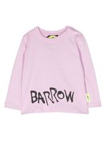 Barrow kids t-shirt en coton à logo imprimé - Rose